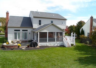 porch, deck, and a patio