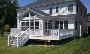 Sunroom and deck combo