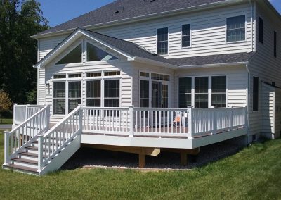 Sunroom and deck combo